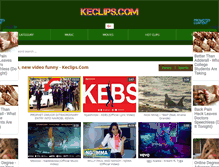 Tablet Screenshot of keclips.com